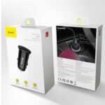 Baseus Car Charger Circular Plastic A+C 30W PPS Qora - Image 5
