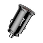 Baseus Car Charger Circular Plastic A+C 30W PPS Qora - Image 4