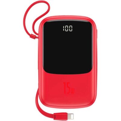 Baseus PowerBank 10000mAh IP 15W Bipow Digital Display Pink