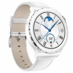 Часы Huawei Watch GT 3 Pro Leather Ceramic White — изображение 3