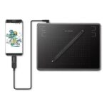 Графический планшет Huion Inspiroy H430P Battery-free Pen Tablet Black - Image 4