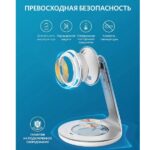 Бесроводное зарядное устройство Anker PowerWave Magnetic 2-in-1 Stand White — изображение 3