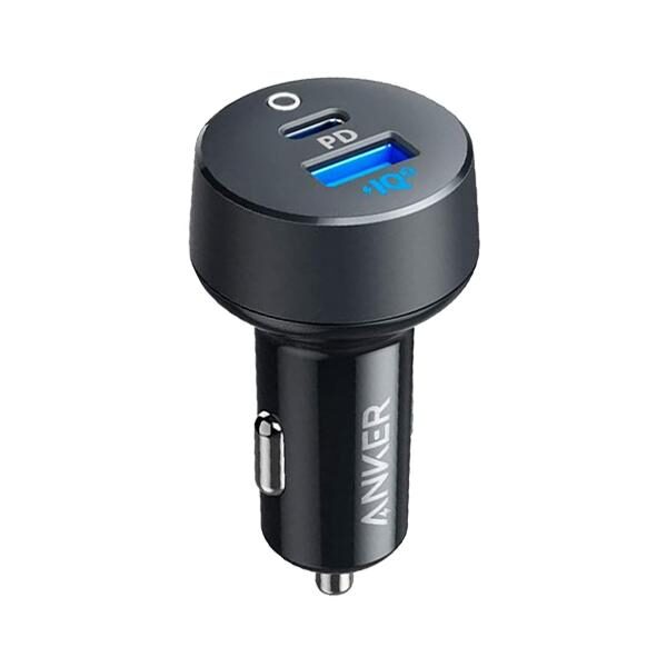 Автомобильное зарядное устройство Anker PowerDrive PD+ 2 Black+Gray