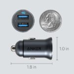 Автомобильное зарядное устройство Anker PowerDrive 2 Alloy Black - Image 3