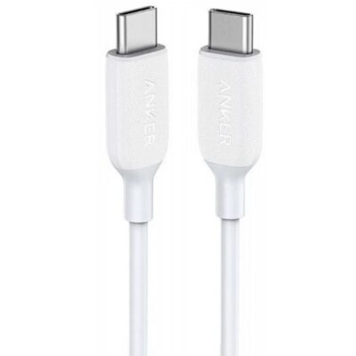 USB кабель Anker PowerLine III USB-C to USB-C 2.0 Cable 3ft White