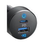 Автомобильное зарядное устройство Anker PowerDrive PD+ 2 Black+Gray — изображение 2