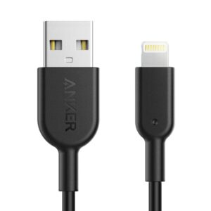 USB кабель Anker Powerline II with lightning connector 3ft C89 Black