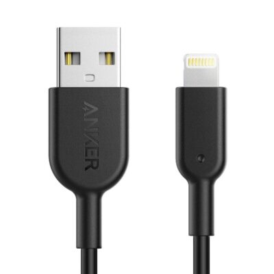 USB кабель Anker Powerline II with lightning connector 3ft C89 Black