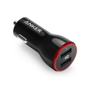Автомобильное зарядное устройство Anker PowerDrive 2 24W 2-Port Car Charger Black