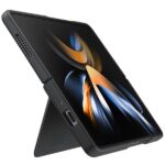 Кожаный чехол Samsung Galaxy Z Fold4 черный — изображение 2