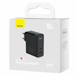Baseus Gan 5 Pro Quick Charger C+U 100W EU Black — изображение 5