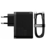 Baseus Gan 5 Pro Quick Charger C+U 100W EU Black — изображение 4