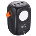 Portativ zaryadlovchi Power Bank 2E Travel 60000mAh PD Qora