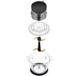 Измельчитель Ardesto Chopper CHK-4001BR black-silver
