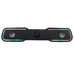 Акустическая система, Multimedia speaker 2E PCS101 RGB, 2.0, USB, Black
