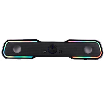 Акустическая система, Multimedia speaker 2E PCS101 RGB, 2.0, USB, Black