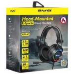 Проводные наушники Awei GM-2 35mm +USB