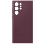 Чехол Silicone Cover Galaxy S22 Ultra цвет Бургундия