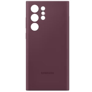 Чехол Silicone Cover Galaxy S22 Ultra цвет Бургундия