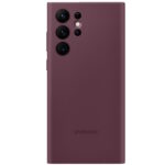 Чехол Silicone Cover Galaxy S22 Ultra цвет Бургундия