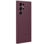Чехол Silicone Cover Galaxy S22 Ultra цвет Бургундия