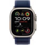 Смарт часы Apple Watch Ultra 2 2024 GPS + Cellular 49mm Natural Titanium Case with Blue Trail Loop - M/L — изображение 2