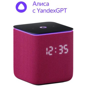 Умная колонка Яндекс Станция Миди малиновый