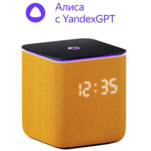 Умная колонка Яндекс Станция Миди Оранжевая