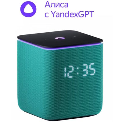 Умная колонка Яндекс Станция Миди с Zigbee Изумрудный