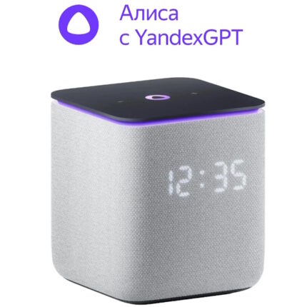 Умная колонка Яндекс Станция Миди с Zigbee Серый