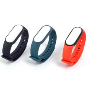 Ремешок Xiaomi Smart Band 6 Strap 3шт Черный/Оранжевый/Синий