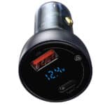 Baseus Car Charger Particular Digital Display QC+PPS Dual Quick 65W — изображение 5