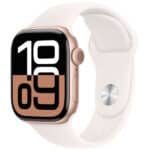 Смарт часы Apple Watch Series 10 GPS 42mm Rose Gold Aluminium Case with Light Blush Sport Band - M/L