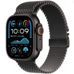 Смарт часы Apple Watch Ultra 2 2024 GPS + Cellular 49mm Black Titanium Case with Black Titanium Milanese Loop - L
