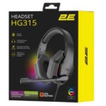 Наушники игровые,проводные 2E GAMING Headset HG315 RGB USB 7.1  Black — изображение 3