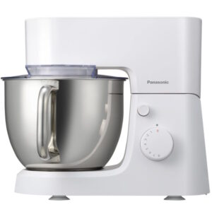 Кухонна машина Panasonic 1000Вт, чаша-металл, корпус-пластик, насадок-3, белый