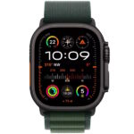 Смартчасы Apple Watch Ultra 2 2024 GPS + Cellular 49mm Black Titanium Case with Green Alpine Loop