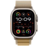Смартчасы Apple Watch Ultra 2 2024 GPS + Cellular 49mm Black Titanium Case with Tan Alpine Loop