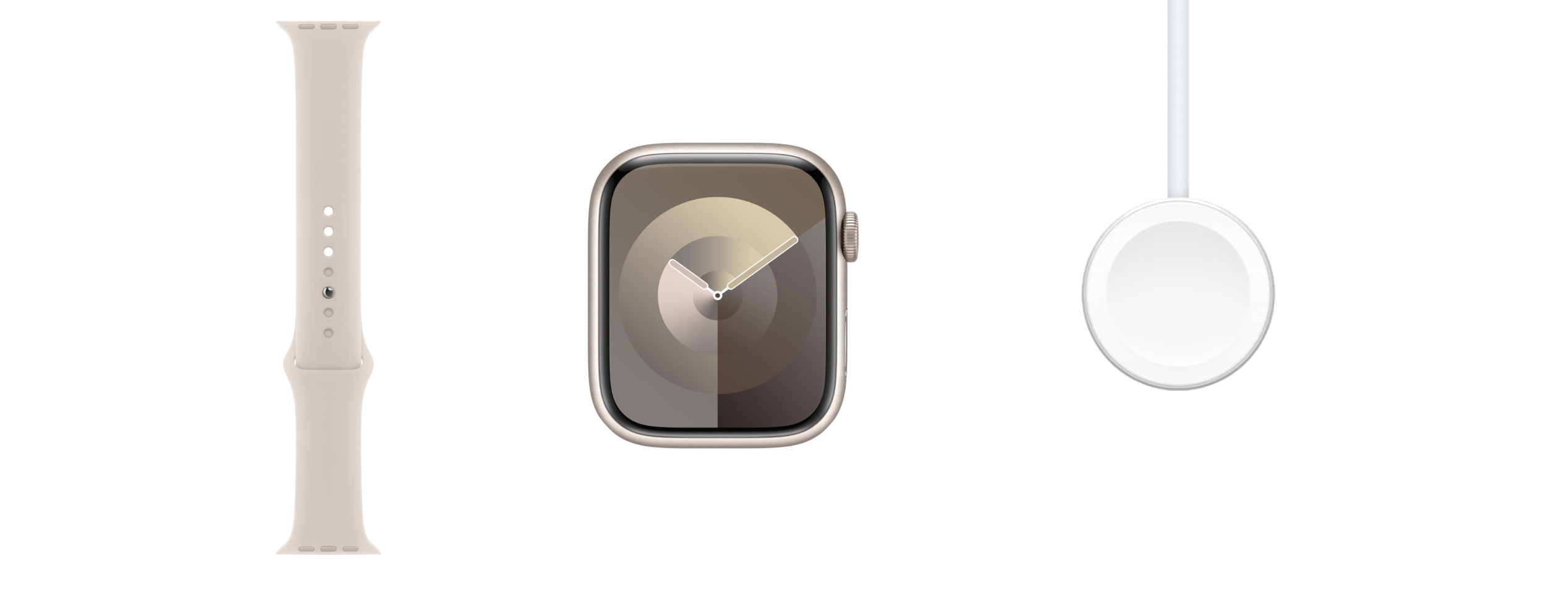 Часы Apple Watch 9 45mm Starlight Часы Apple Watch 9 45mm Starlight