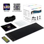 Светодиодная наклейка для авто LED MATRIX PANEL 16*32 (70*173mm)