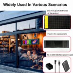 Светодиодная наклейка для авто LED MATRIX PANEL 16*32 (70*173mm)