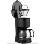 Кофеварка Ardesto coffee maker YCM-D060 drip 0.6l, ground, silver-black