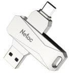 Накопитель Netac 64GB USB 3.0 + Type-C Dual U782C — изображение 5