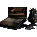 2E GAMING CPG-003 noutbuk tutgich, 15.6 duymgacha, 2xUSB-A, Blue LED, qora - Image 6