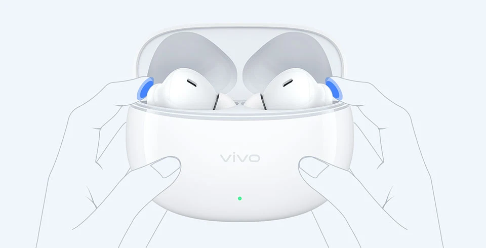 Vivo TWS 3e ANC, Ip54, звуковой эффект DeepX 3.0, Super BASS 2080 Гц, задержка игры 88 мс фото