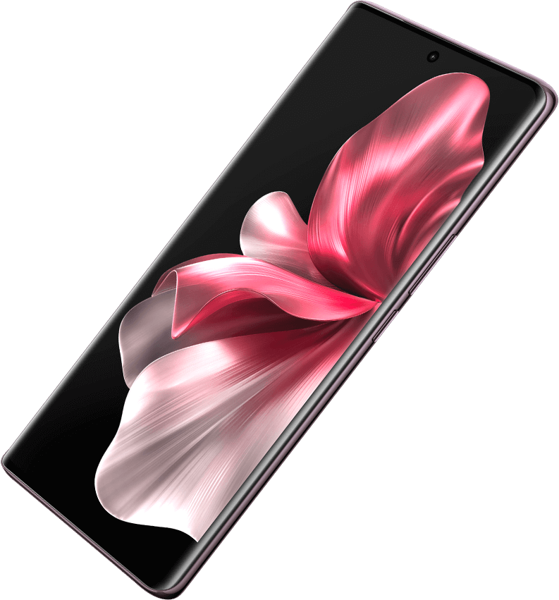 vivo V30e с изогнутым 3D-экраном с частотой 120 Гц стильного коричневого цвета