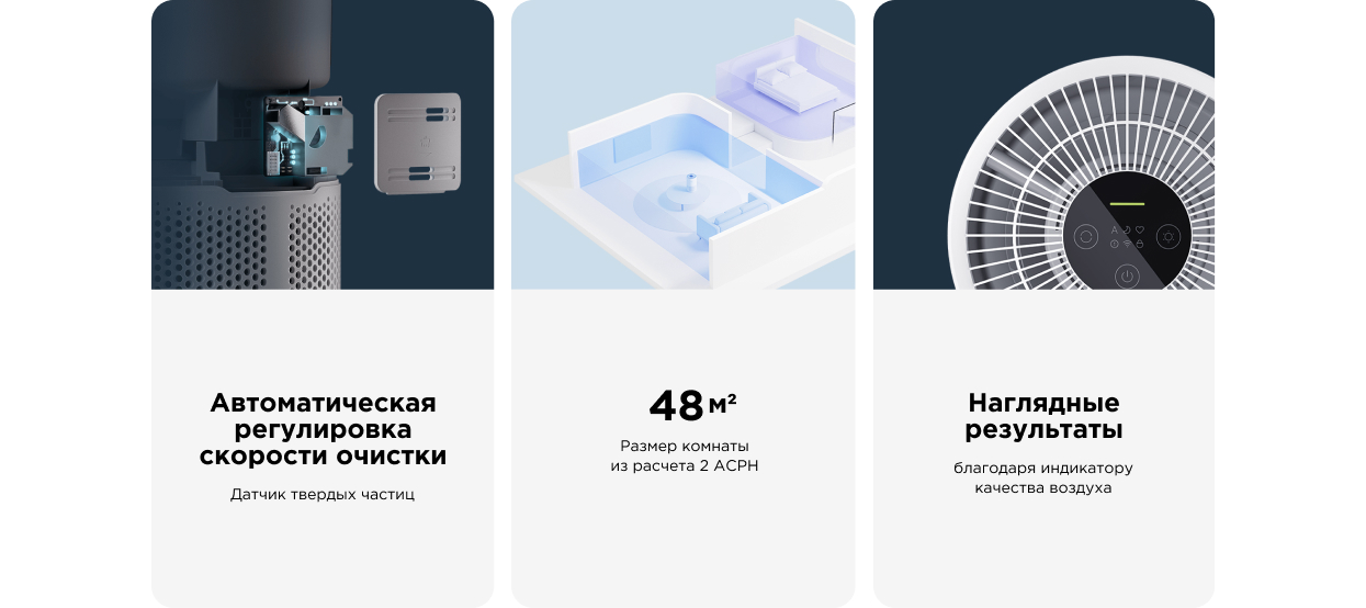 Xiaomi Smart Air Purifier 4 Compact White uy havo tozalagichi Smart Air Purifier 4 Compact