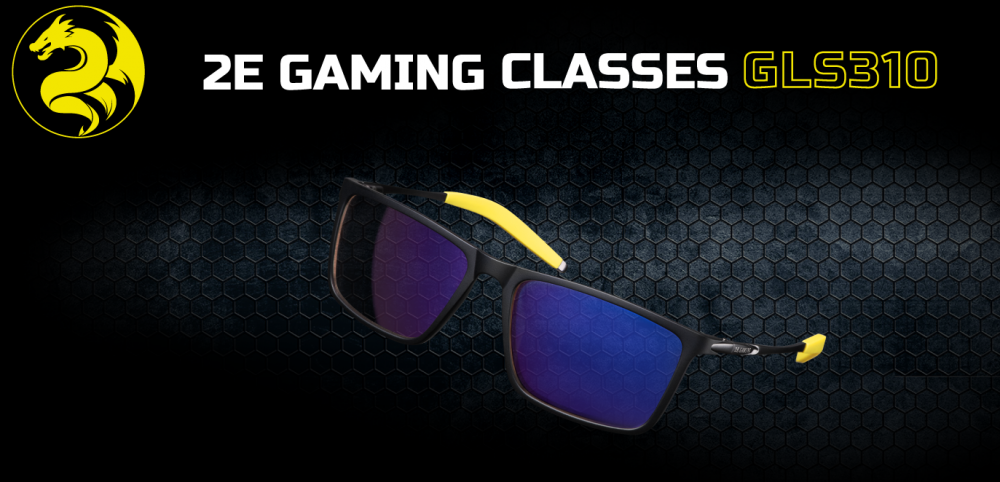 Защитные очки 2E Gaming Anti-Blue Glasses Black/Blue