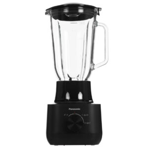 Блендер Panasonic стационарный, 450Вт, чаша-2000мл, стекло, мельн., для помола специй, черный