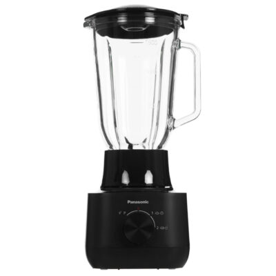 Блендер Panasonic стационарный, 450Вт, чаша-2000мл, стекло, мельн., для помола специй, черный